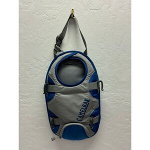 CamelBak Blue Gray Hydration‎ Pack Single Shoulder Strap Buckle Closures
